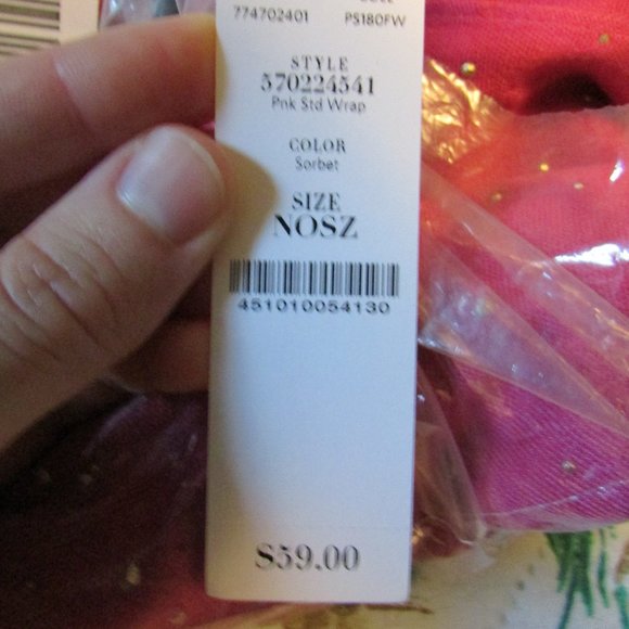 WHBM hot pink Studded Wrap - Picture 3 of 5